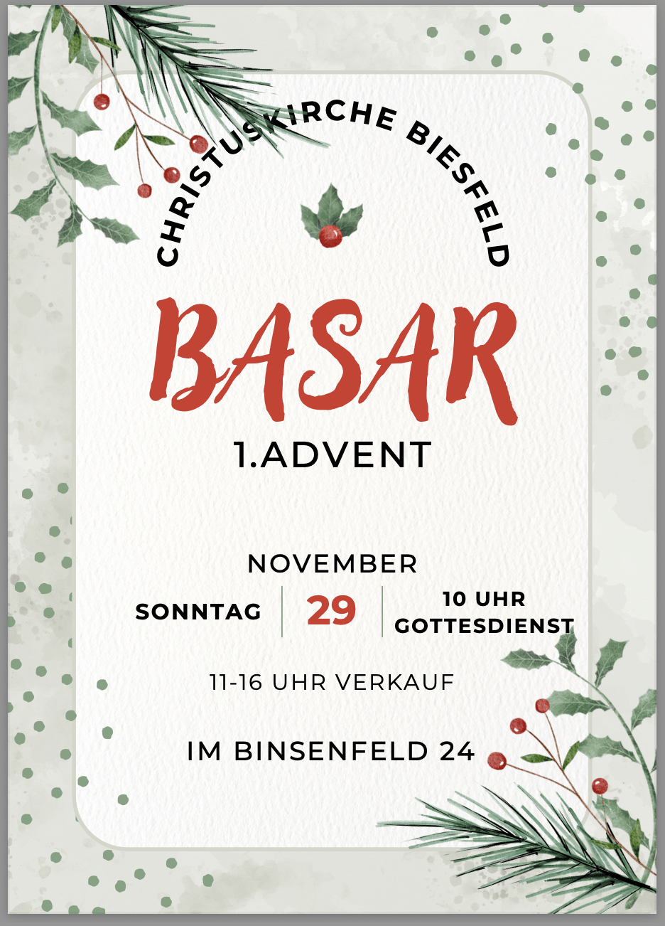 Adventsbasar