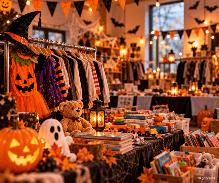 Gemütlicher Halloween Kinderflohmarkt