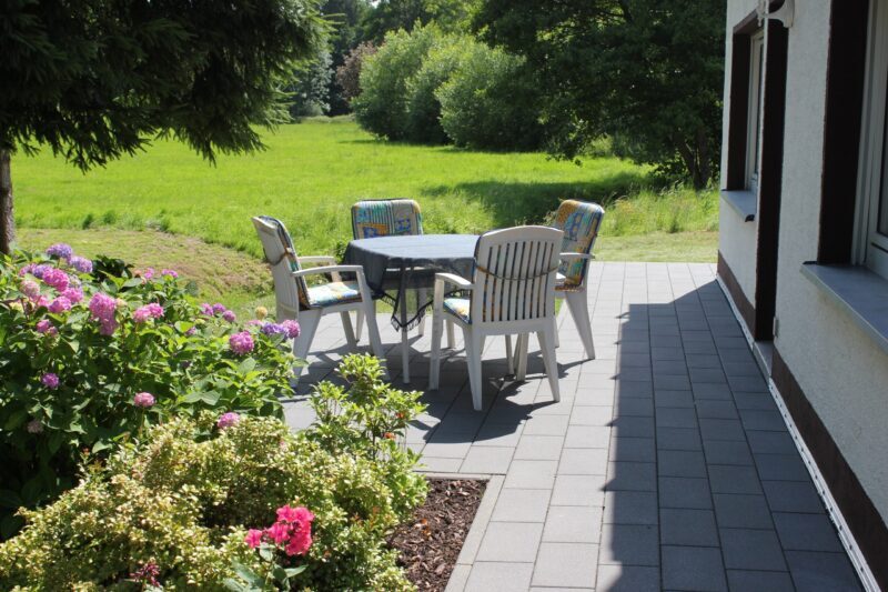 Ferienwohnung-Dürschbach-Terrasse