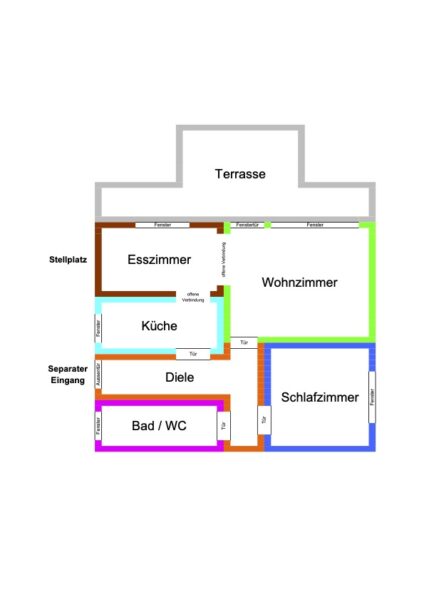 Wohnungszeichnung_Einliege_Dürschtal_Ferienwohnung_1_für Veränderung